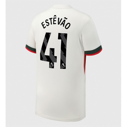 Stroje piłkarskie Chelsea Estevao Willian #41 Koszulka Wyjazdowej 2025-26 Krótki Rękaw